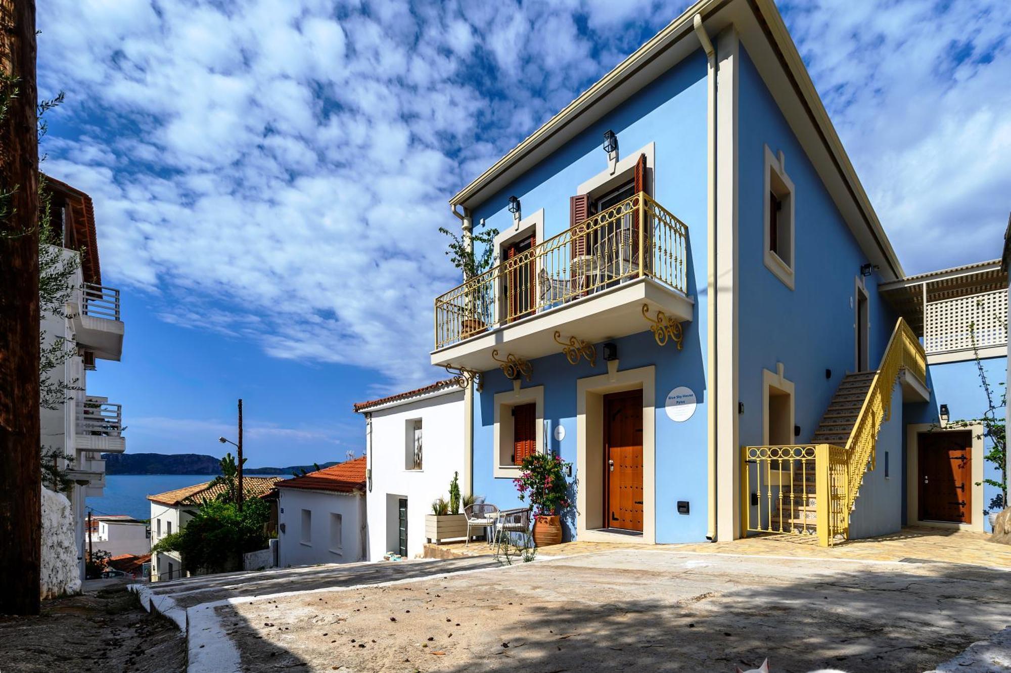 Blue Sky House Aparthotel Pylos Bagian luar foto
