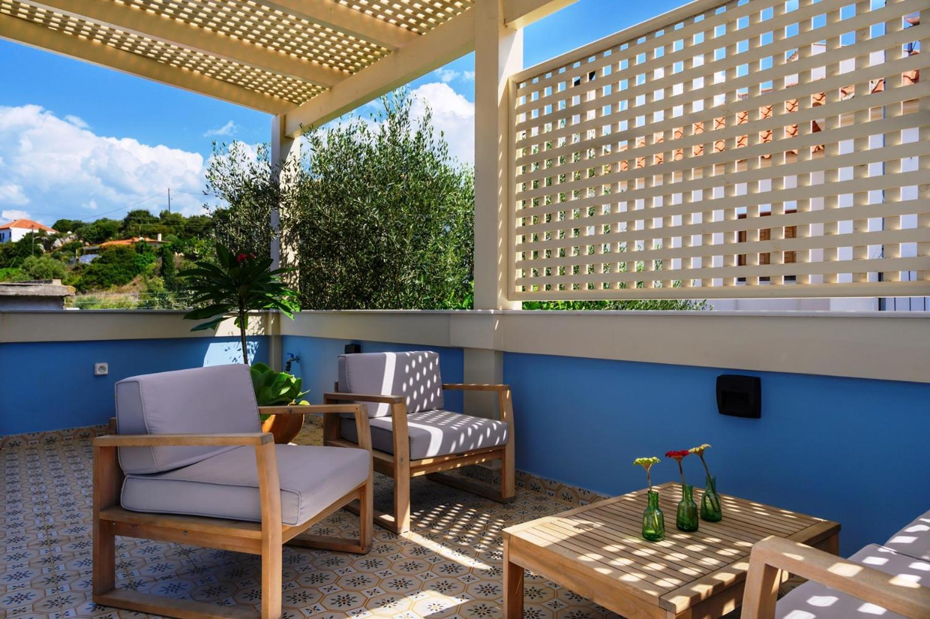 Blue Sky House Aparthotel Pylos Bagian luar foto